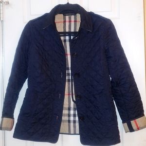 FLASH SALE! FIRM 💋 Burberry Navy Quilted Jacket